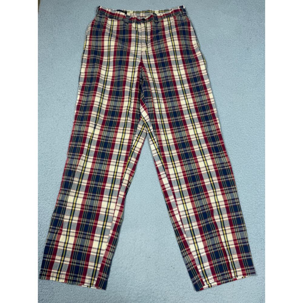 Vintage Britches Great Outdoors Mens Size 33x32 Plaid Pants